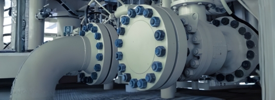 O-ring flange seal in the chemical industry