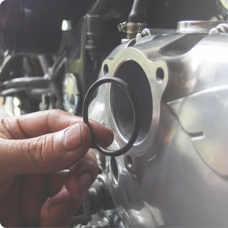 O-Ring in use