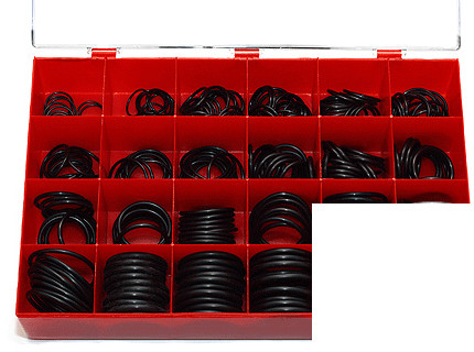 Scatole O-ring - Type B - FKM - FPM - Viton - 80 Shore A - Black - ORS195904