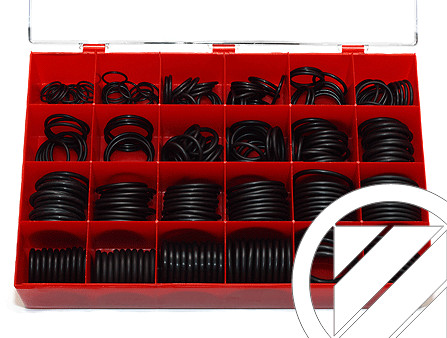 Kit joint torique - Type D - FKM - FPM - Viton - 80 Shore a  - Black - ORS195632