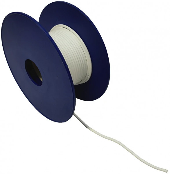 O-ring cord - 6mm - VMQ - MVQ - silicone - FDA - EC1935/2004 - 40 Shore A - transparent (per Meter)