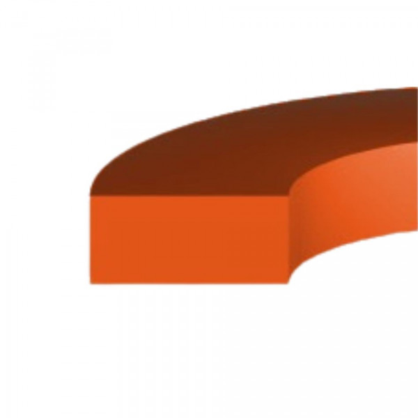 Anillo de respaldo 12x16x1.3 - PE - Closed - 55 Shore D - Naranja - ORS275696