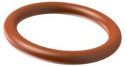 O-ring 3.68x0.66 - Silicone - VMQ - MVQ - FDA - EC1935/2004 - 70 Shore A - Red - ORS278036