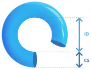 O-ring 9x2 - Polyurethaan - AU - PU - 94 Shore A - Green - ORS278043 product image